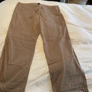 Prana tan drawstring pant